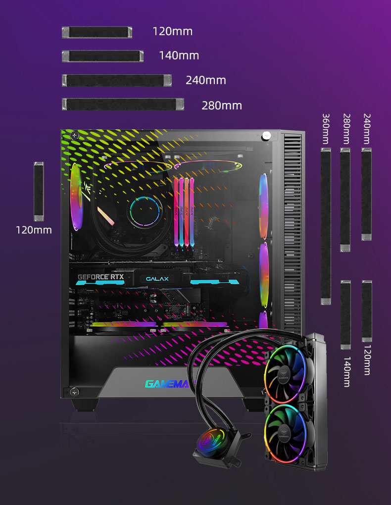 Gamemax RockStar 2 Black Gaming Computer Case